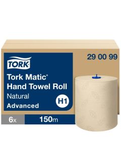 Tork H1 Matic® Advanced rullakäsipyyhe 2-krs natural 6rll