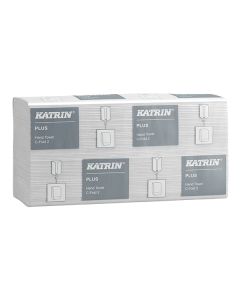 Katrin Plus käsipyyhe C-taitto 2-krs valkoinen 1600 ark