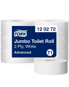 Tork T1 Advanced Jumbo wc-paperi 2-krs valkoinen 6rll