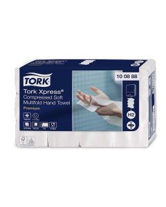 Tork H2 Xpress® Compressed Soft Multifold Premium käsipyyhe 2-krs valkoinen 2040ark
