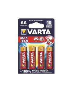 VARTA Max Tech paristo alkali AA LR6 4kpl